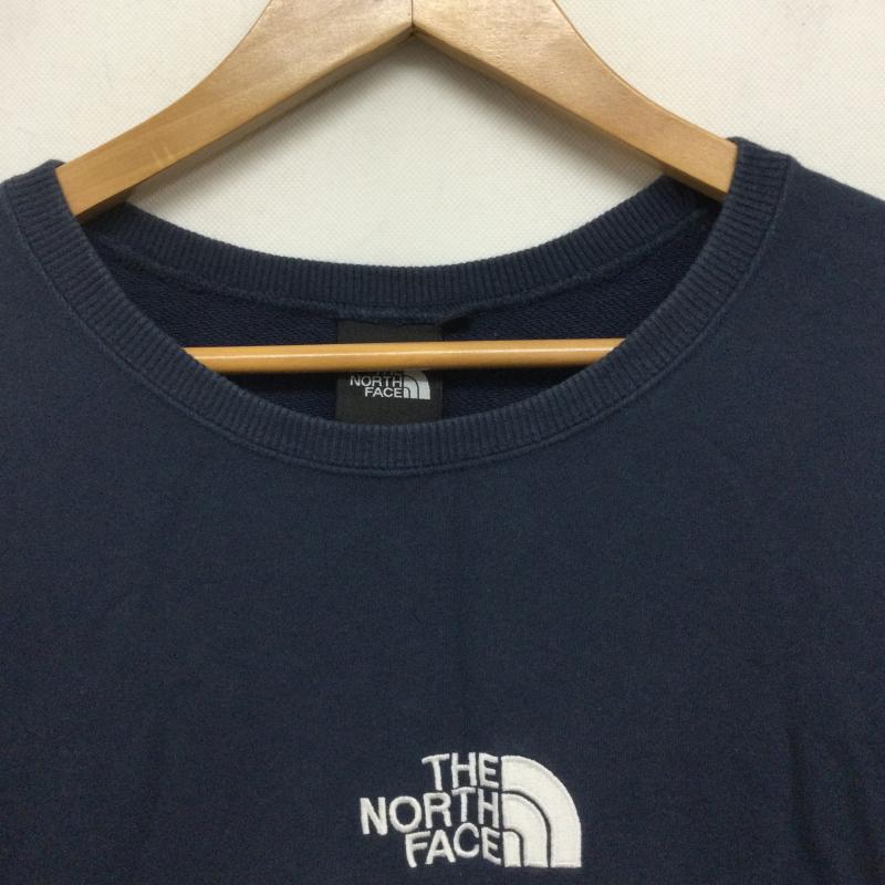 ザノースフェイス THE NORTH FACE トレーナー 長袖 ノースフェイス センターロゴ スウェット トレーナー  NT11903Z L ロゴ、文字 紺 / ネイビー / navy メンズ USED 古着 中古 50159861