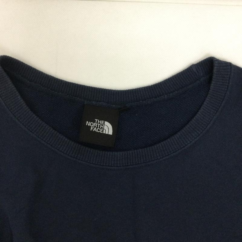 ザノースフェイス THE NORTH FACE トレーナー 長袖 ノースフェイス センターロゴ スウェット トレーナー  NT11903Z L ロゴ、文字 紺 / ネイビー / navy メンズ USED 古着 中古 50159861