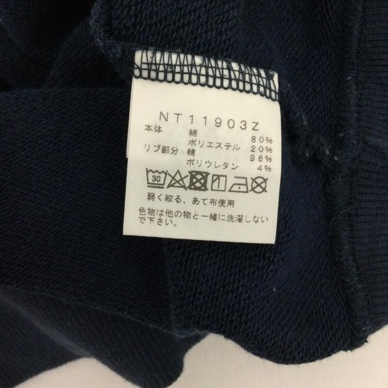 ザノースフェイス THE NORTH FACE トレーナー 長袖 ノースフェイス センターロゴ スウェット トレーナー  NT11903Z L ロゴ、文字 紺 / ネイビー / navy メンズ USED 古着 中古 50159861