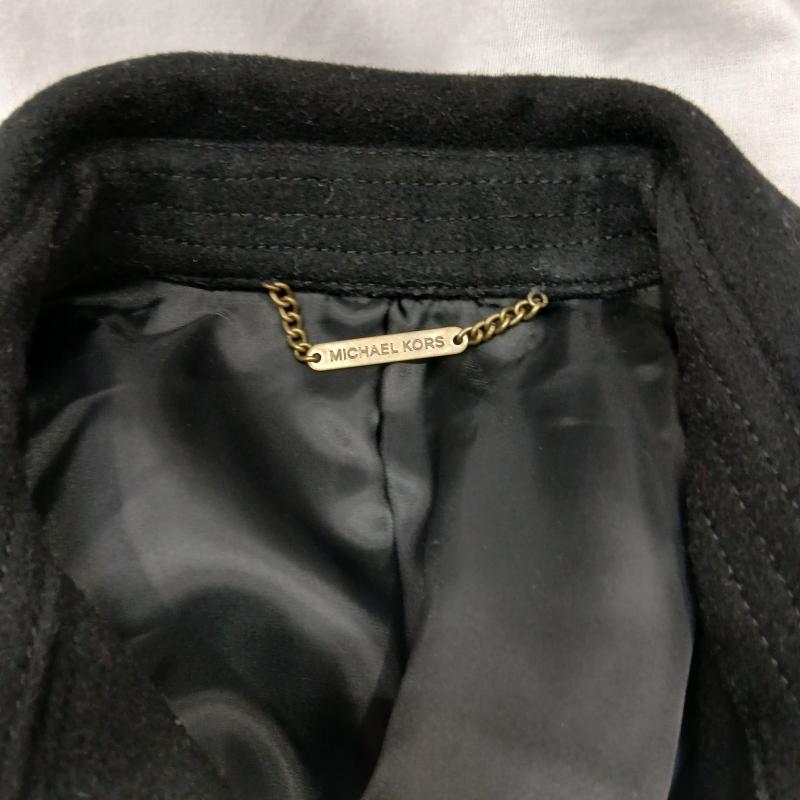 マイケルコース MICHAEL KORS コート コート一般 ダブル プレスト ウールコート 4 黒 / ブラック / black レディース USED 古着 中古 50159863