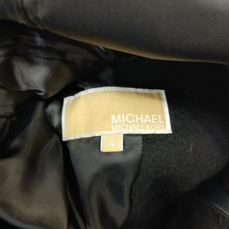 マイケルコース MICHAEL KORS コート コート一般 ダブル プレスト ウールコート 4 黒 / ブラック / black レディース USED 古着 中古 50159863