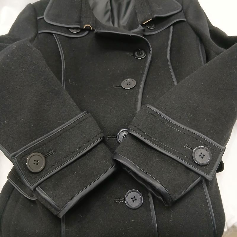 マイケルコース MICHAEL KORS コート コート一般 ダブル プレスト ウールコート 4 黒 / ブラック / black レディース USED 古着 中古 50159863