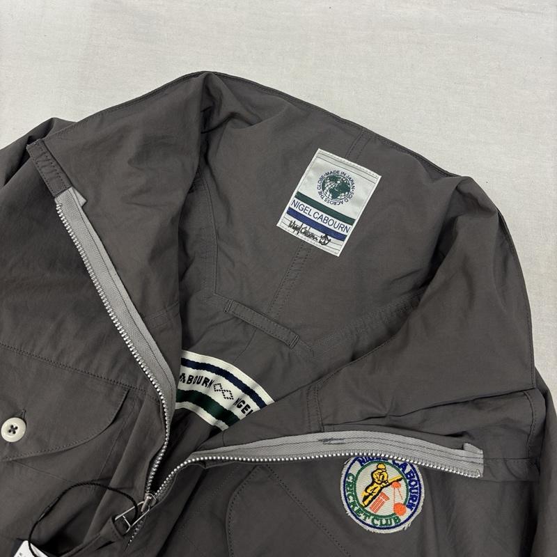 ナイジェルケーボン Nigel Cabourn ジャケット、上着 ジャンパー、ブルゾン CRICKET CLUB US4 FLIGHT JACKET アーカイブ復刻 クリケットクラブ フライト ジャケット 8052-00-30000-3-1 44 灰 / グレー / gray メンズ USED 古着 中古 50159865