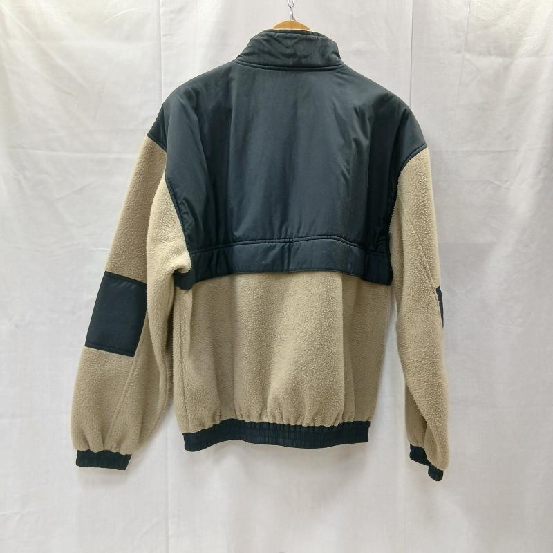 デサント DESCENTE ジャケット、上着 ジャンパー、ブルゾン 90s DYERSBURG フリース ジャケット S 黒 / ブラック / black X ベージュ / ベージュ / beige メンズ USED 古着 中古 50159867