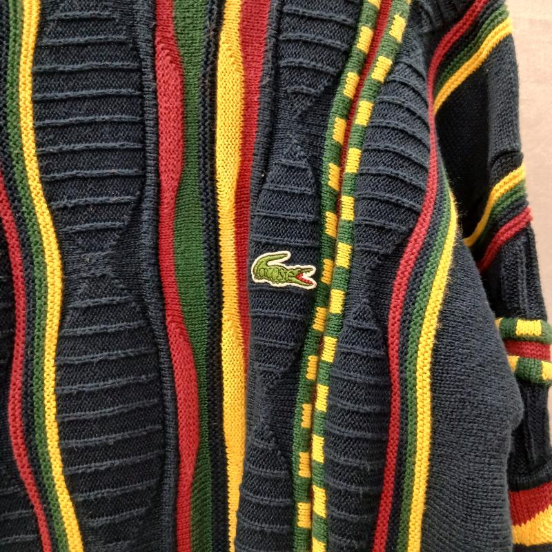 ラコステ LACOSTE ニット、セーター 長袖 3D ニット セーター 3 メンズ USED 古着 中古 50159869