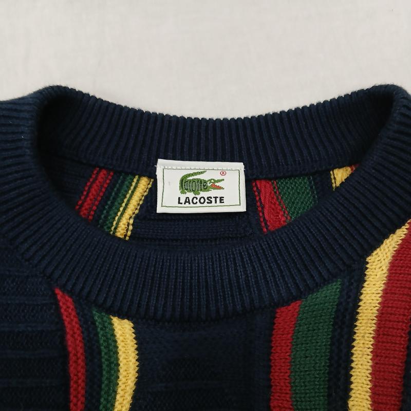 ラコステ LACOSTE ニット、セーター 長袖 3D ニット セーター 3 メンズ USED 古着 中古 50159869