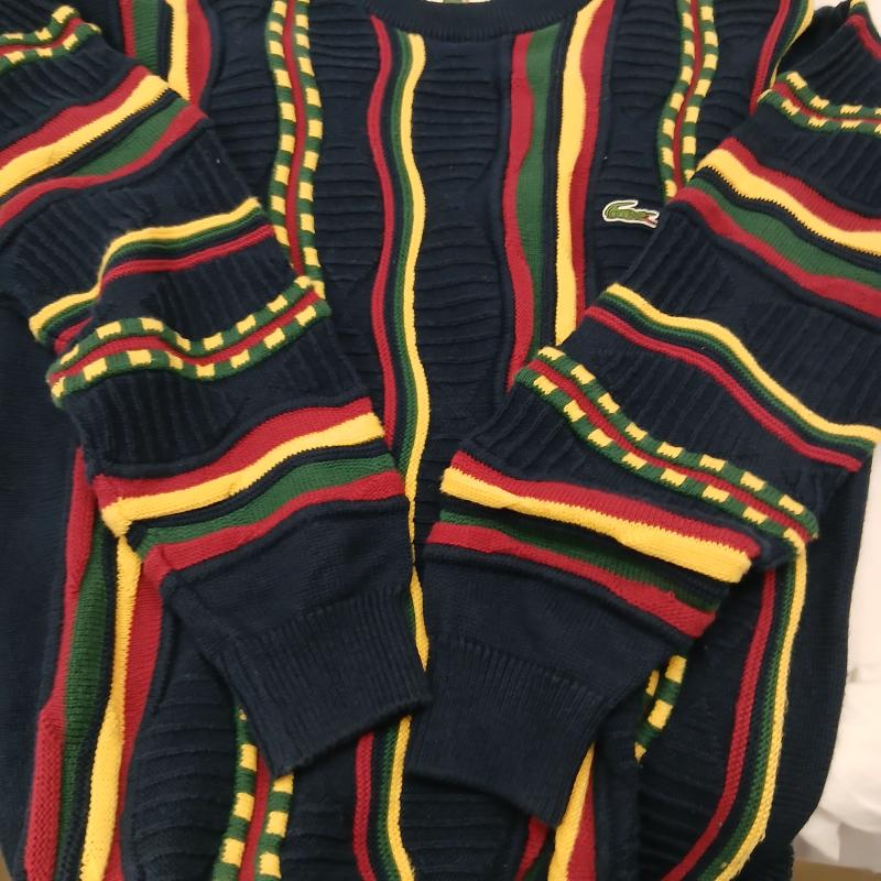 ラコステ LACOSTE ニット、セーター 長袖 3D ニット セーター 3 メンズ USED 古着 中古 50159869