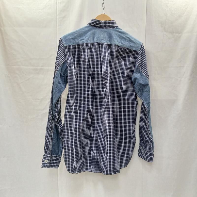 アイジュンヤワタナベコムデギャルソン eye JUNYAWATANABE COMME des GARCONS シャツ、ブラウス 長袖 AD2018 切替 長袖シャツ XS 紺 / ネイビー / navy メンズ USED 古着 中古 50159872