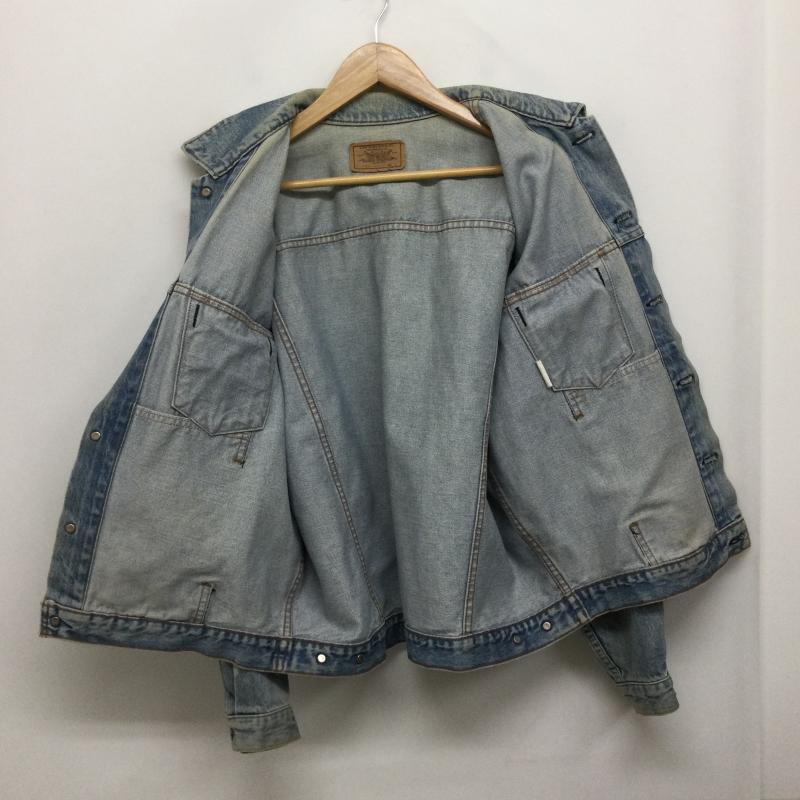 リーバイス Levi s ジャケット、上着 ジャンパー、ブルゾン Levi s リーバイス 70649-0217 70649-0221 デニム ジャケット Gジャン オレンジタブ L 無地 インディゴ / インディゴ / Indigo メンズ USED 古着 中古 50159873