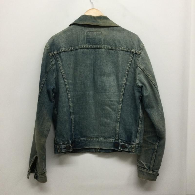 リーバイス Levi s ジャケット、上着 ジャンパー、ブルゾン Levi sリーバイス71557-0214トラッカー3rdサード日本製ビッグEデニムジャケット BigE均等V 40 無地 インディゴ / インディゴ / Indigo メンズ USED 古着 中古 50159877