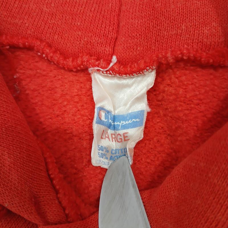 チャンピオン Champion パーカー 長袖 90s 霜降り プルオーバー パーカー USA製 red L L 赤 / レッド / red レディース USED 古着 中古 50159881