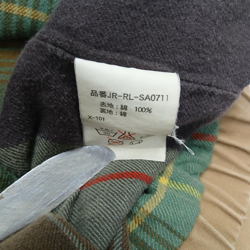 ポロバイラルフローレン Polo by RALPH LAUREN ジャケット、上着 ジャンパー、ブルゾン 90s 裏地 チェック スイングトップ ジャケット M 茶 / ブラウン / brown X ベージュ / ベージュ / beige メンズ USED 古着 中古 50159884