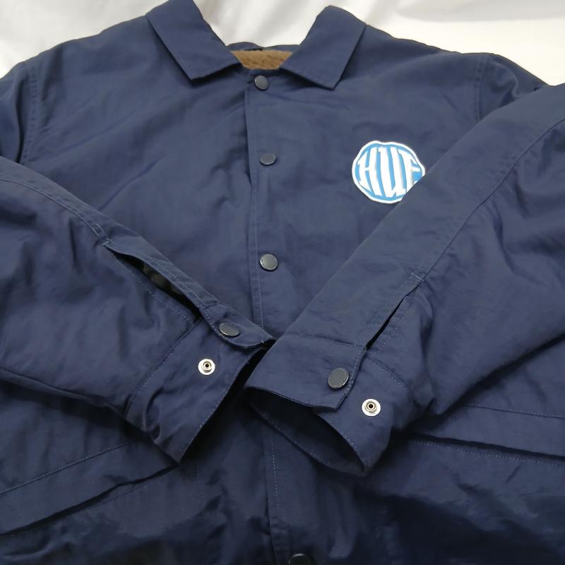 ハフ HUF ジャケット、上着 ジャンパー、ブルゾン HI-FI COACHES JACKET コーチ ジャケット L 紺 / ネイビー / navy メンズ USED 古着 中古 50159887