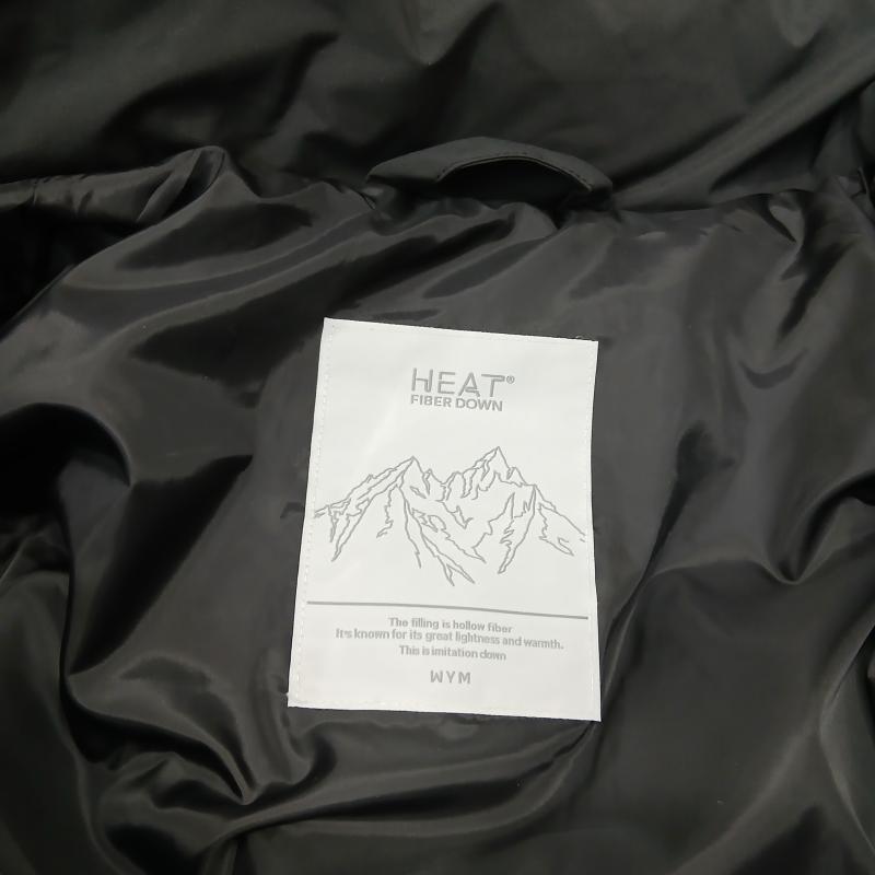 リドム LIDnM ジャケット、上着 ジャンパー、ブルゾン WYM JK459 MINIMAL HEAT FIBER PADDED JACKET 中綿ジャケット M 黒 / ブラック / black メンズ USED 古着 中古 50159888