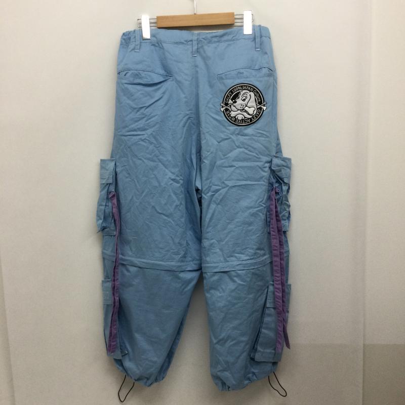 ガルフィー GALFY パンツ ワークパンツ、ペインターパンツ GALFY 131010 カーゴパンツ L 無地 青 / ブルー / blue メンズ USED 古着 中古 50159894