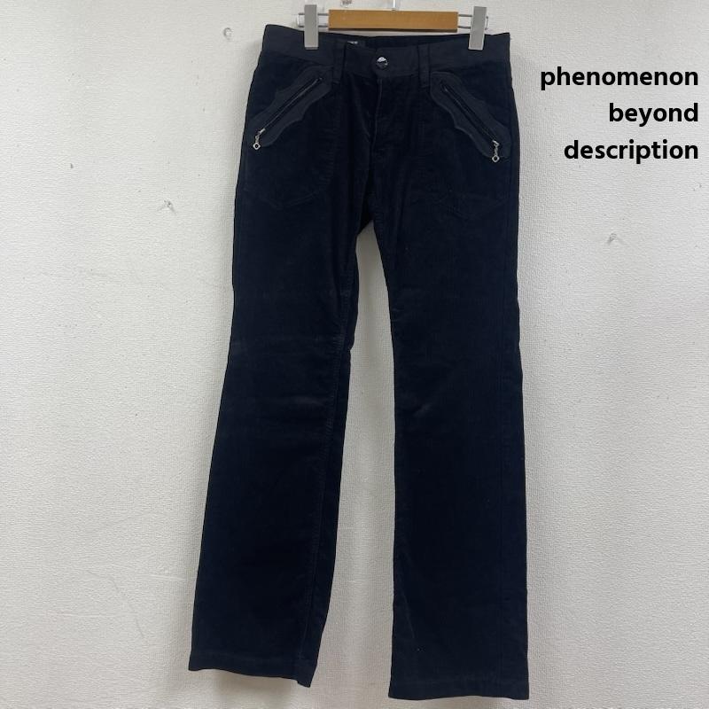 フェノメノン PHENOMENON パンツ ワークパンツ、ペインターパンツ コーデュロイ ストレート ワーク パンツ pbd-0313 44 黒 / ブラック / black メンズ USED 古着 中古 50159896