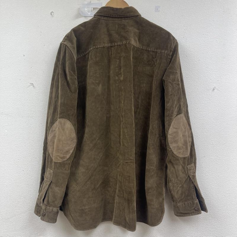 ポロバイラルフローレン Polo by RALPH LAUREN ジャケット、上着 ジャケット、ブレザー LONG-SLEEVED SHIRTS コーデュロイ シャツ ジャケット 現行 QR L 茶 / ブラウン / brown メンズ USED 古着 中古 50159898