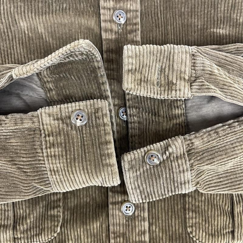 ポロバイラルフローレン Polo by RALPH LAUREN ジャケット、上着 ジャケット、ブレザー LONG-SLEEVED SHIRTS コーデュロイ シャツ ジャケット 現行 QR L 茶 / ブラウン / brown メンズ USED 古着 中古 50159898
