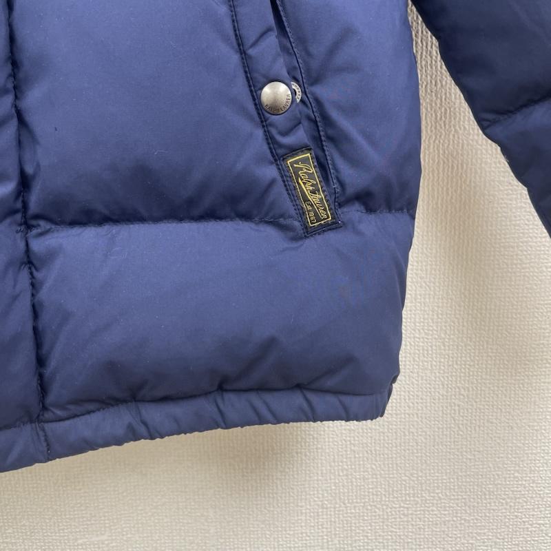 ポロラルフローレン POLO RALPH LAUREN ジャケット、上着 ダウンジャケット グリーン ポニー ロゴ 刺繍 フード ダウン ジャケット M 紺 / ネイビー / navy メンズ USED 古着 中古 50159904