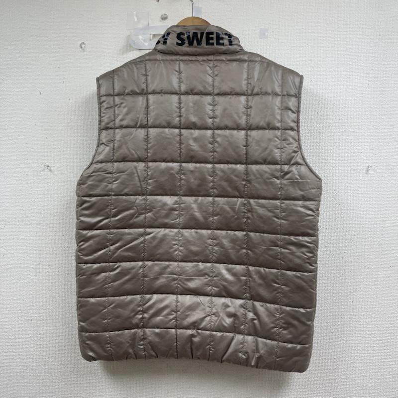 エスワイサーティトゥバイスィートイヤーズ SY32 by SWEET YEARS ジャケット、上着 ダウンベスト LIGHT PADDED VEST ロゴ ラバーワッペン ダウンベスト L 茶 / ブラウン / brown メンズ USED 古着 中古 50159911