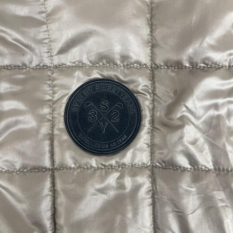 エスワイサーティトゥバイスィートイヤーズ SY32 by SWEET YEARS ジャケット、上着 ダウンベスト LIGHT PADDED VEST ロゴ ラバーワッペン ダウンベスト L 茶 / ブラウン / brown メンズ USED 古着 中古 50159911