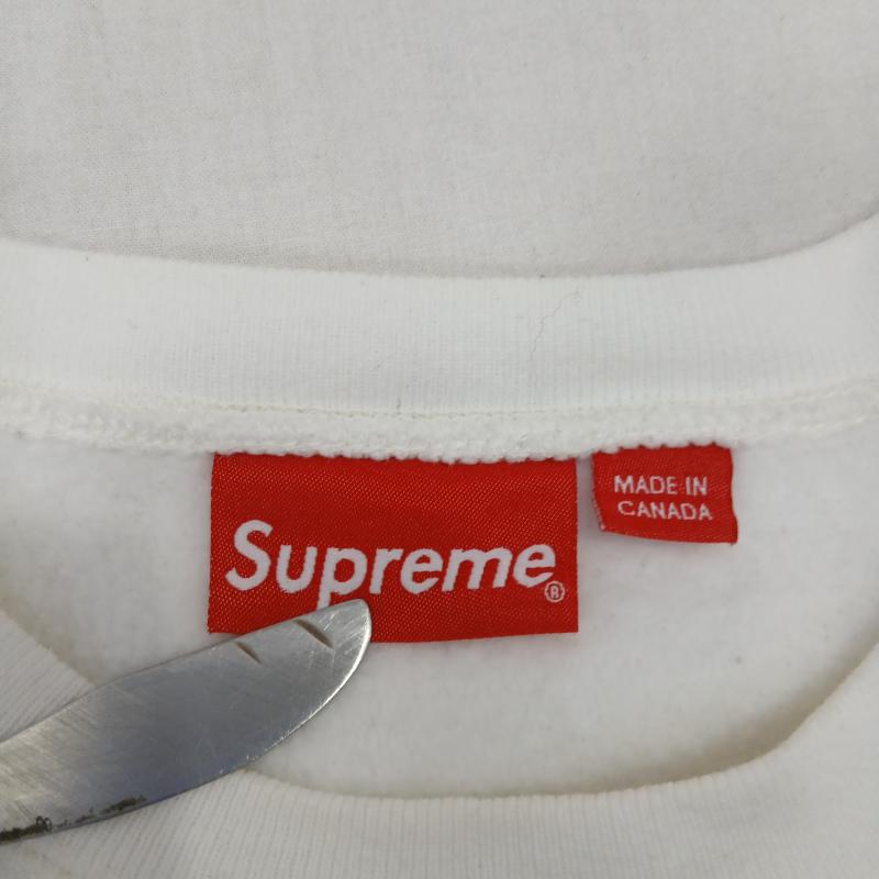 シュプリーム Supreme トレーナー 長袖 16AW Brush Script Crewneck クルーネック スウェット S 白 / ホワイト / white メンズ USED 古着 中古 50159915