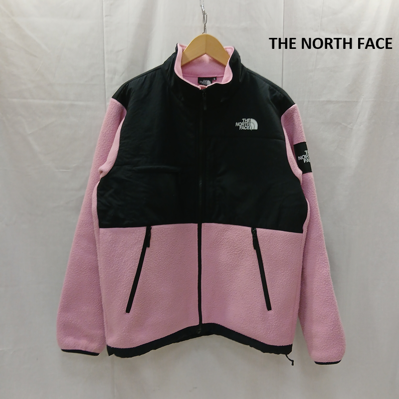 ザノースフェイス THE NORTH FACE ジャケット、上着 ジャンパー、ブルゾン デナリ フリース ジャケット Denall Jacket NA72051 L 黒 / ブラック / black X 桃 / ピンク / pink メンズ USED 古着 中古 50159917