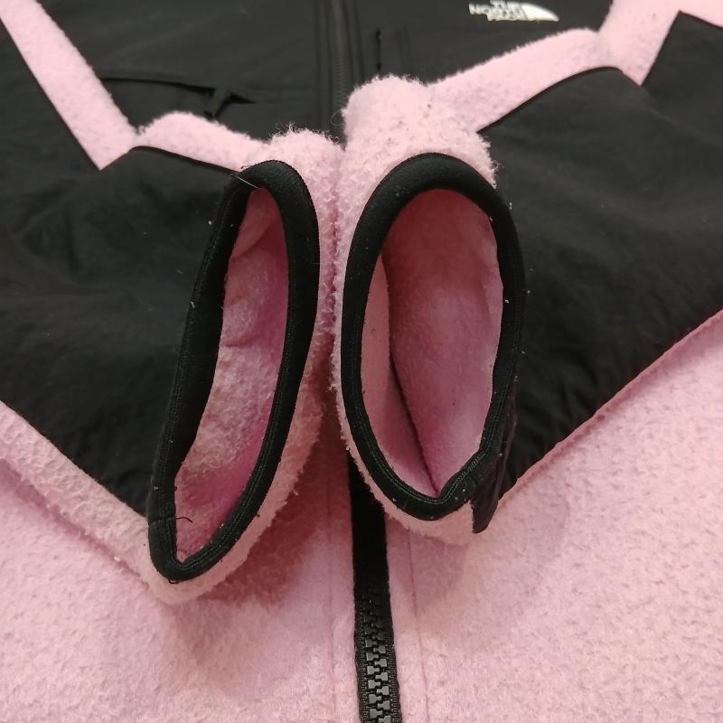 ザノースフェイス THE NORTH FACE ジャケット、上着 ジャンパー、ブルゾン デナリ フリース ジャケット Denall Jacket NA72051 L 黒 / ブラック / black X 桃 / ピンク / pink メンズ USED 古着 中古 50159917