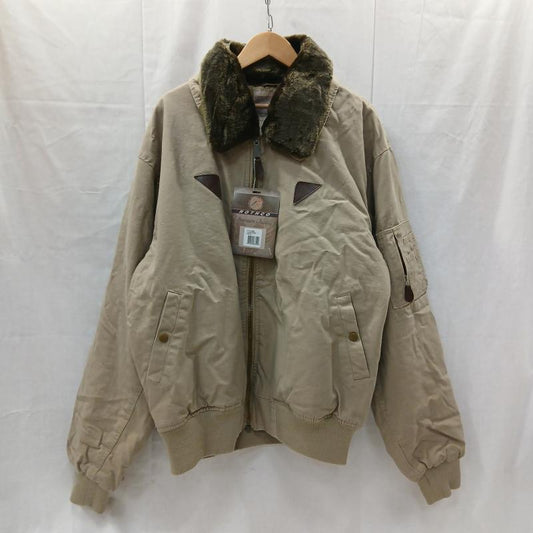 ロスコ ROTHCO ジャケット、上着 フライトジャケット ヴィンテージ コットン B-15A ボンバー ジャケット XL カーキ / カーキ / khaki メンズ USED 古着 中古 50159933
