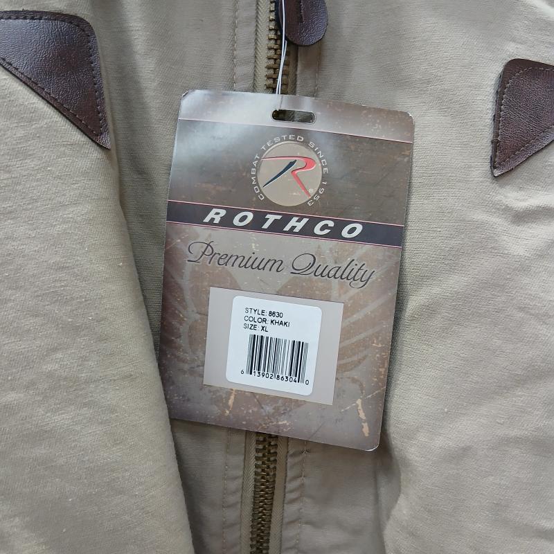 ロスコ ROTHCO ジャケット、上着 フライトジャケット ヴィンテージ コットン B-15A ボンバー ジャケット XL カーキ / カーキ / khaki メンズ USED 古着 中古 50159933