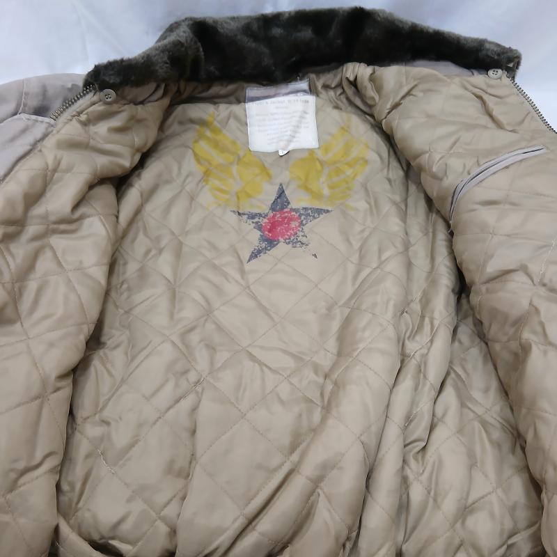 ロスコ ROTHCO ジャケット、上着 フライトジャケット ヴィンテージ コットン B-15A ボンバー ジャケット XL カーキ / カーキ / khaki メンズ USED 古着 中古 50159933