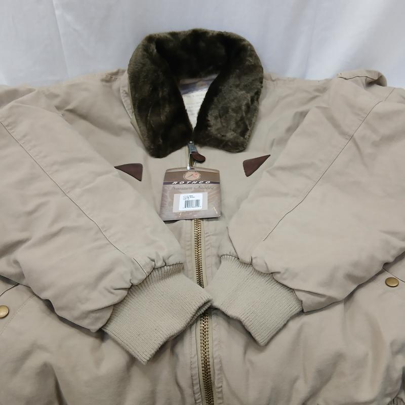 ロスコ ROTHCO ジャケット、上着 フライトジャケット ヴィンテージ コットン B-15A ボンバー ジャケット XL カーキ / カーキ / khaki メンズ USED 古着 中古 50159933