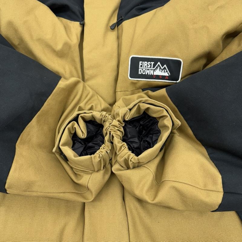 ファーストダウン FIRST DOWN ジャケット、上着 ダウンジャケット FREAK S STORE 別注 ダウン ジャケット 213-1504 L ベージュ / ベージュ / beige メンズ USED 古着 中古 50159935
