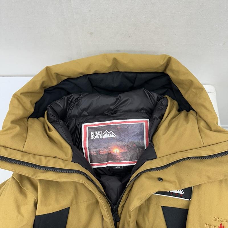ファーストダウン FIRST DOWN ジャケット、上着 ダウンジャケット FREAK S STORE 別注 ダウン ジャケット 213-1504 L ベージュ / ベージュ / beige メンズ USED 古着 中古 50159935
