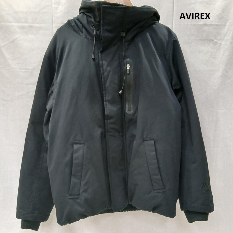 アヴィレックス AVIREX ジャケット、上着 ジャンパー、ブルゾン フードパディング ジャケット 6172180 L 黒 / ブラック / black メンズ USED 古着 中古 50159939