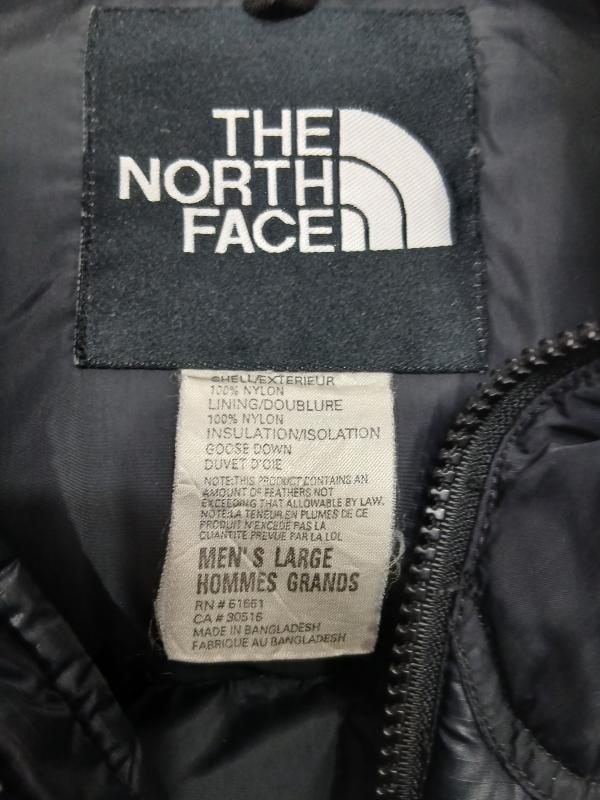 ザノースフェイス THE NORTH FACE ジャケット、上着 ダウンジャケット 90s NUPSTE ダウン ジャケット ヌプシ 700 フィルパワー NF002YO L 黒 / ブラック / black メンズ USED 古着 中古 50159940