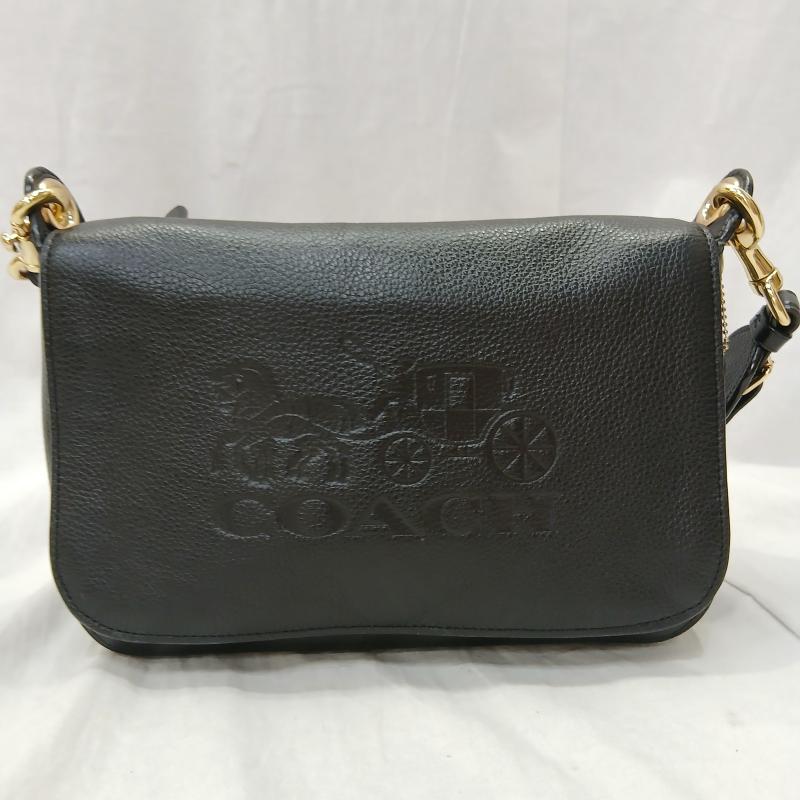 コーチ COACH ショルダーバッグ ショルダーバッグ レザー ホースアンド キャリッジ ショルダー バッグ F72703 - 黒 / ブラック / black レディース USED 古着 中古 50159942