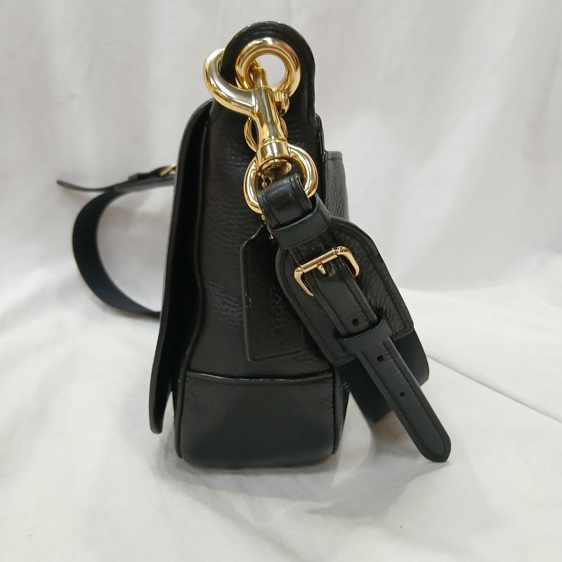 コーチ COACH ショルダーバッグ ショルダーバッグ レザー ホースアンド キャリッジ ショルダー バッグ F72703 - 黒 / ブラック / black レディース USED 古着 中古 50159942