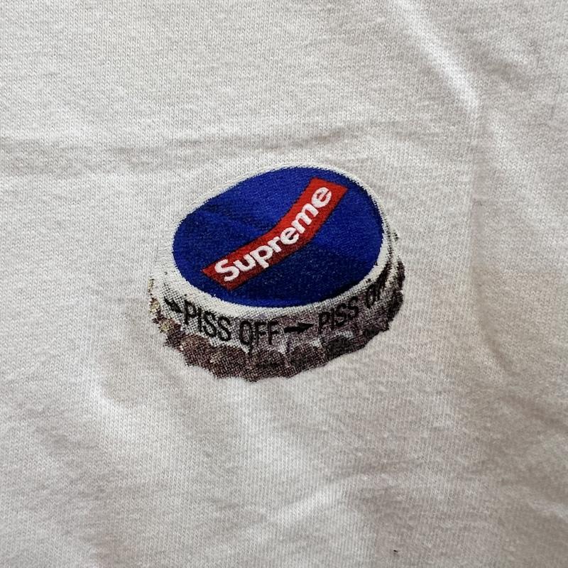 シュプリーム Supreme Tシャツ 半袖 18AW Bottle Cap Tee ボトルキャップ ロゴ Tシャツ S 白 / ホワイト / white メンズ USED 古着 中古 50159948