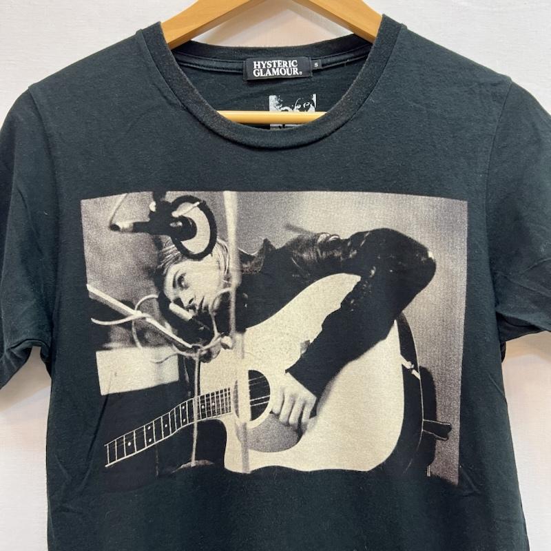 ヒステリックグラマー HYSTERIC GLAMOUR Tシャツ 半袖 カート・コバーン フォト プリント Tシャツ S 黒 / ブラック / black メンズ USED 古着 中古 50159964