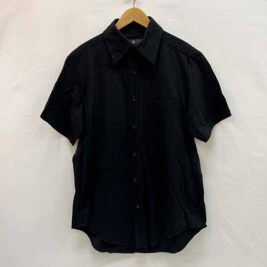 ワイズ Y s シャツ、ブラウス 半袖 コットン 半袖 シャツ ヨウジヤマモト 3 黒 / ブラック / black メンズ USED 古着 中古 50159968