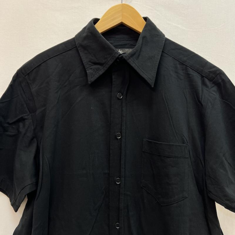 ワイズ Y s シャツ、ブラウス 半袖 コットン 半袖 シャツ ヨウジヤマモト 3 黒 / ブラック / black メンズ USED 古着 中古 50159968