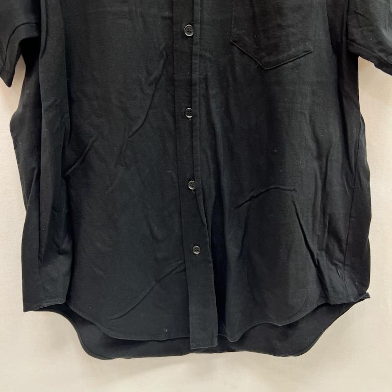 ワイズ Y s シャツ、ブラウス 半袖 コットン 半袖 シャツ ヨウジヤマモト 3 黒 / ブラック / black メンズ USED 古着 中古 50159968