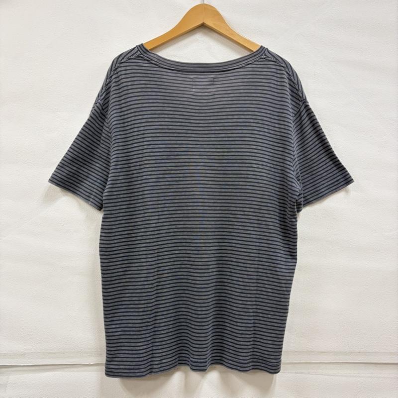 スティーブンアラン Steven Alan Tシャツ 半袖 ボーダー 半袖 ポケット Tシャツ ユナイテッドアローズ L ボーダー柄 紺 / ネイビー / navy X 白 / ホワイト / white メンズ USED 古着 中古 50159969
