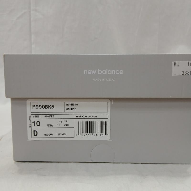 ニューバランス New Balance スニーカー スニーカー USA製 M990BK5 アメリカ製 米国製 28.0cm 黒 / ブラック / black メンズ USED 古着 中古 50159976