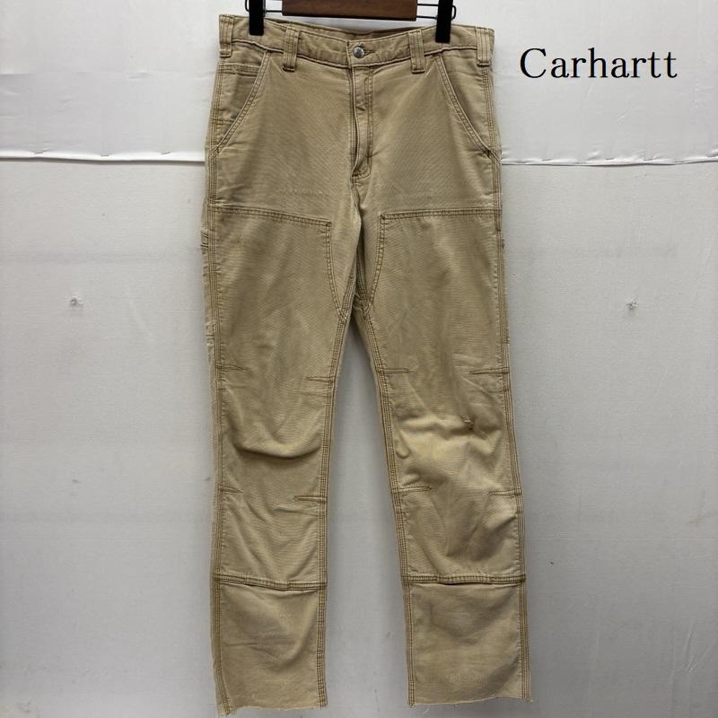 カーハート Carhartt パンツ ワークパンツ、ペインターパンツ コットン ペインター パンツ 102802-918 32インチ ベージュ / ベージュ / beige メンズ USED 古着 中古 50159983