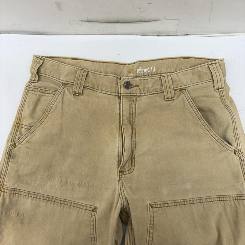 カーハート Carhartt パンツ ワークパンツ、ペインターパンツ コットン ペインター パンツ 102802-918 32インチ ベージュ / ベージュ / beige メンズ USED 古着 中古 50159983