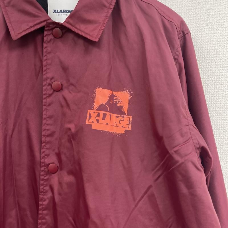 エクストララージ XLARGE ジャケット、上着 ジャンパー、ブルゾン リップストップ ナイロン製 OG コーチジャケット 01163501 M えんじ / ワインレッド / dark red メンズ USED 古着 中古 50159988