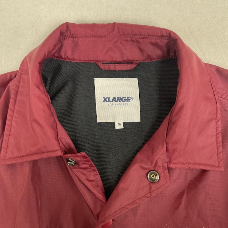 エクストララージ XLARGE ジャケット、上着 ジャンパー、ブルゾン リップストップ ナイロン製 OG コーチジャケット 01163501 M えんじ / ワインレッド / dark red メンズ USED 古着 中古 50159988