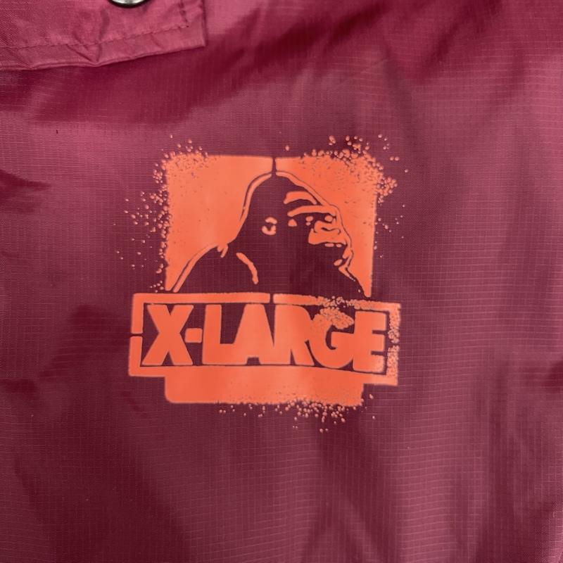 エクストララージ XLARGE ジャケット、上着 ジャンパー、ブルゾン リップストップ ナイロン製 OG コーチジャケット 01163501 M えんじ / ワインレッド / dark red メンズ USED 古着 中古 50159988